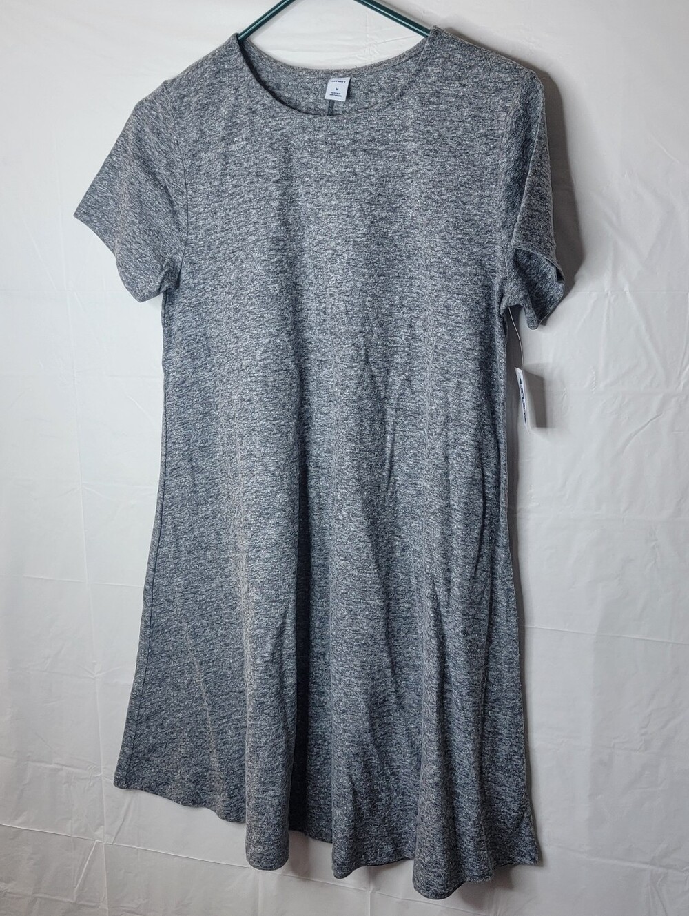 Old Navy Brand Heather Gray Short Sleeve Swing Dress